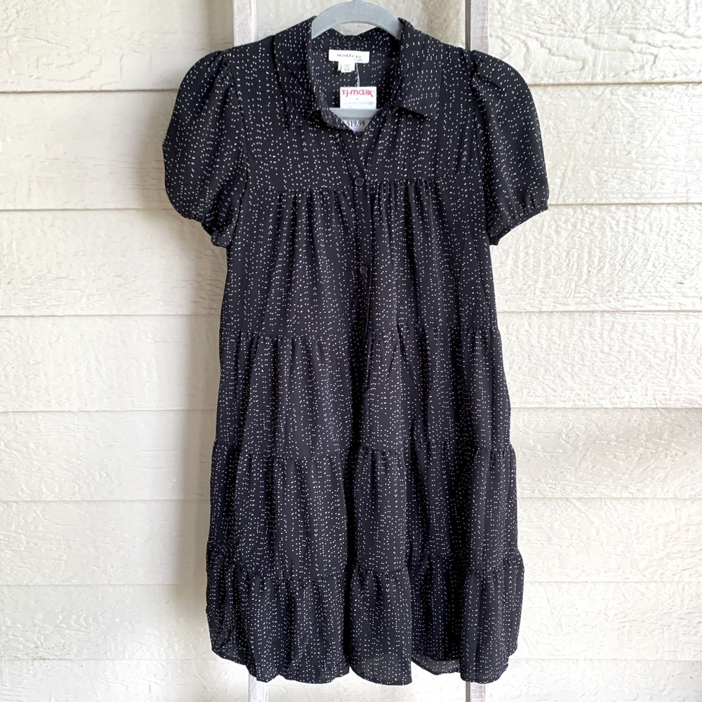 Babydoll button down dress